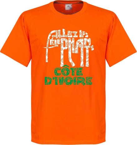 Ivoorkust Allez Les Elephants T-Shirt - M