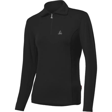 Loeffler Transtex Basic T-shirt Met Lange Mouwen Zwart M Vrouw