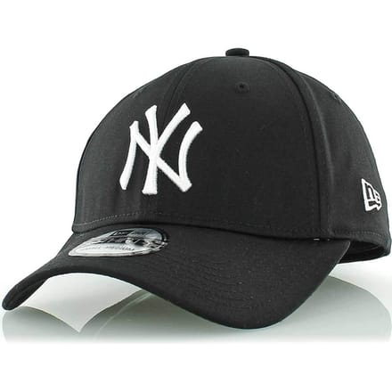 New Era MLB New York Yankees Cap - 39THIRTY - M/L - Black/White