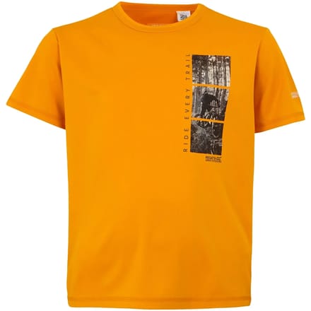 T-shirt Korte Mouwen Kinderen Mountain Graphic Design