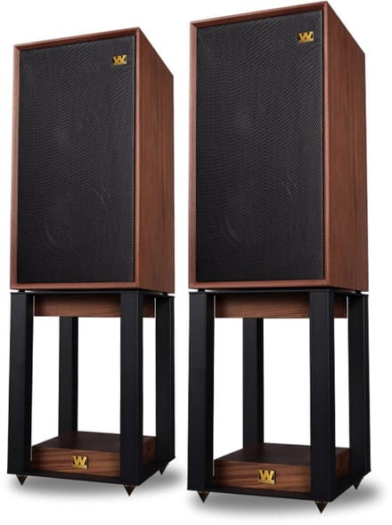 Wharfedale Linton Speakers met Luidspreker standaard - Hifi Stereo Set - Luidspreker Boxen - 3-weg Luidspreker - Set van 2 - Walnoot