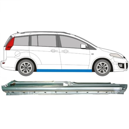 Volledige dorpel voor Mazda 5 2005-2010 / Rechts