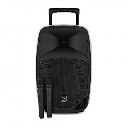 SubZero P12 Draagbare PA-luidspreker met Bluetooth & Draadloze Microfoons