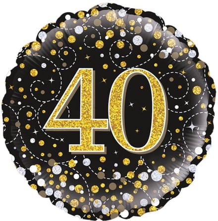 Folie-ballon Sparkling 40 Holograpic