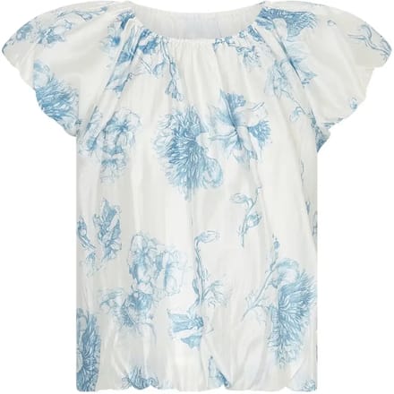 regular fit blouse van lyocellmix model 'Evangelia'