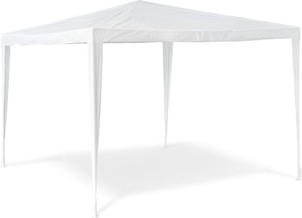 paviljoen - 3x3 m - kunststof - wit