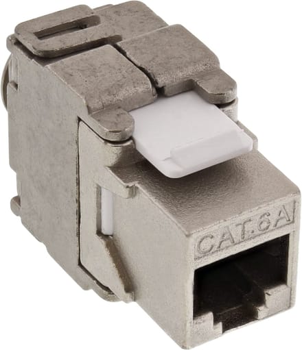 InLine® RJ45 Bu/LSA inzetstuk, Keystone SNAP-In, Cat.6a