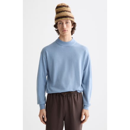 Scotch & Soda Seasonal Core - Dropped Shoulder Mock Neck Pullover Faded De Größe: M | Pullover Outlet | Herren