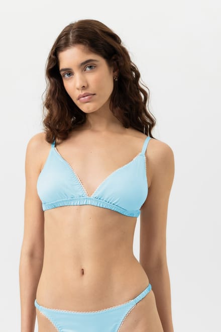 Triangel-bh Serie Poetry Glossy Breezy Blue