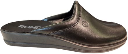 Rohde Heren Pantoffel Muil - 1552-90 Zwart - Maat 44