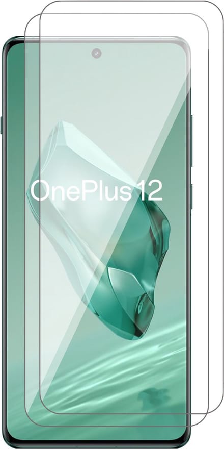 Screenprotector geschikt voor OnePlus 12 - 2x Glas Screen Protector