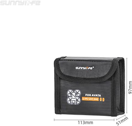 LiPo Safe Bag voor DJI Avata - 2 accu's
