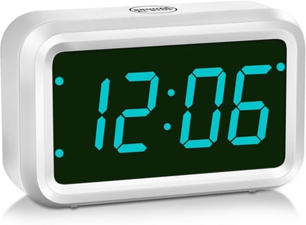 Draadloze Digitale Wekker voor Nachtkastje met Instelbare LED Helderheid