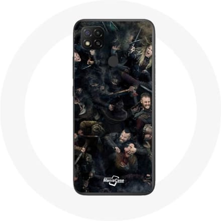 Coque pour Xiaomi Redmi 9C Vikings Teaser Saison 6 Affiche Personnages Art
