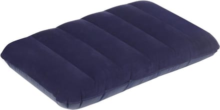 Comfortabel Opblaasbaar Reiskussen Marineblauw - Lichtgewicht & Compact