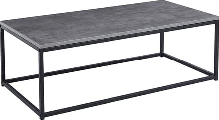 Salontafel Lina Grijs - MDF - Rechthoek - 120x60cm - Hoogte 40 cm