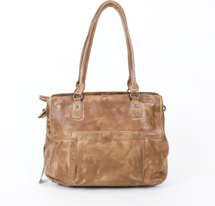 Bear Design Fiore Leren Schoudertas - Taupe