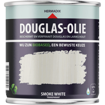 Hermadix Douglas Olie - Smoke White - 0,75 liter