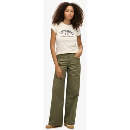 Baggy chino broek voor dames Superdry