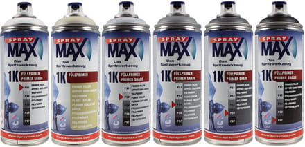 1K Vulprimer in Spuitbus SPRAYMAX - Wit