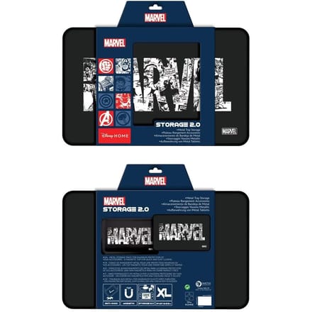 Opberglade 2.0 - Magnetisch deksel Marvel Zwart