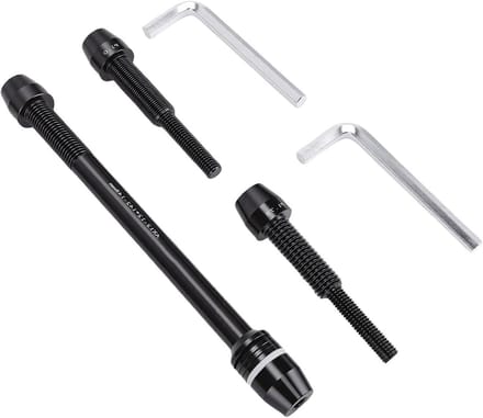 Fietstrainer Steekas - Adapter Fiets - Indoor Fietsen - Universele Compatibiliteit - 190x19 mm - Zilver
