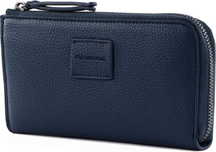 FREDsBRUDER Leren portemonnee Lanbe Zip Around Wallet Arctic Night donkerblauw