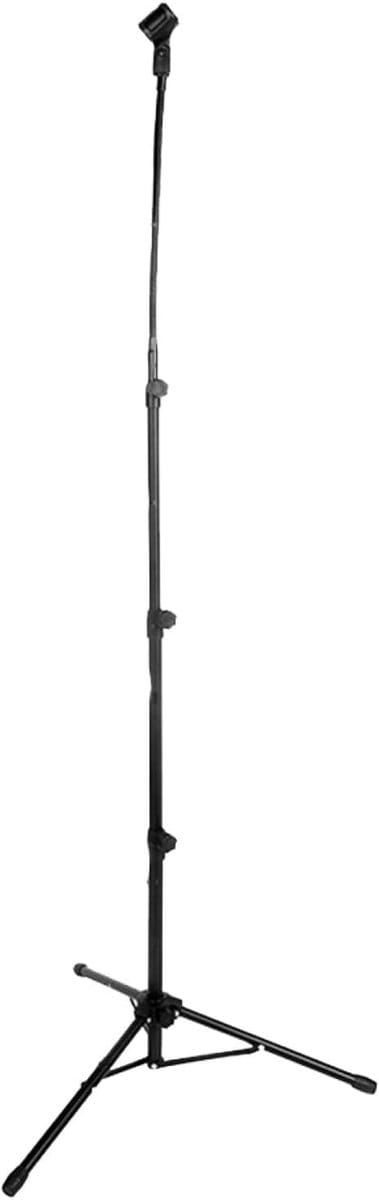 Microfoonstandaard Vloer - Microfoonhouder - Podcasts Opnemen - Verstelbaar Hoogte - 60 cm - Zwart