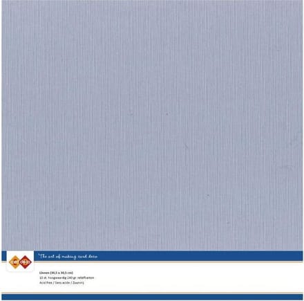 Linnenkarton Cardstock Oudblauw 30.5 x 30.5 cm