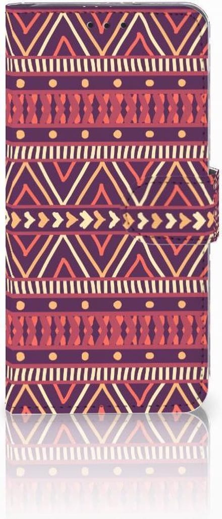 Samsung Galaxy S10 Plus Telefoon Hoesje Aztec Paars