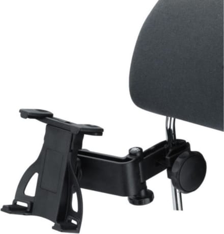 Shop4 - Universele Tablethouder Auto Hoofdsteun Arm (max. breedte 220mm)
