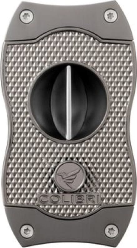 Colibri sigarenknipper diamant V-cut gunmetal