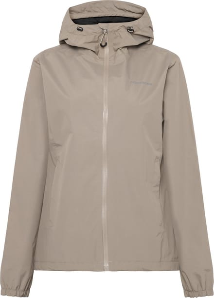 Didriksons VARJA WNS JKT 2 Dames Outdoorjas - Ash Brown