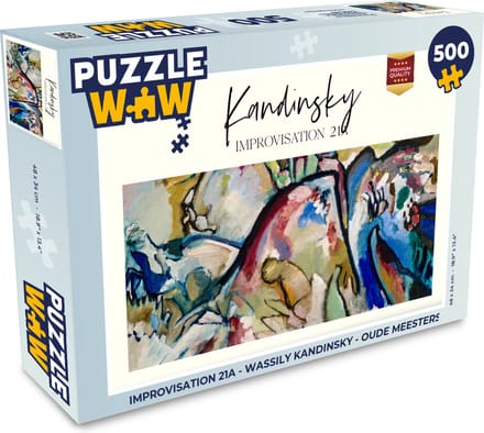 Puzzel Improvisation 21A - Wassily Kandinsky - Oude meesters - Legpuzzel - Puzzel 500 stukjes
