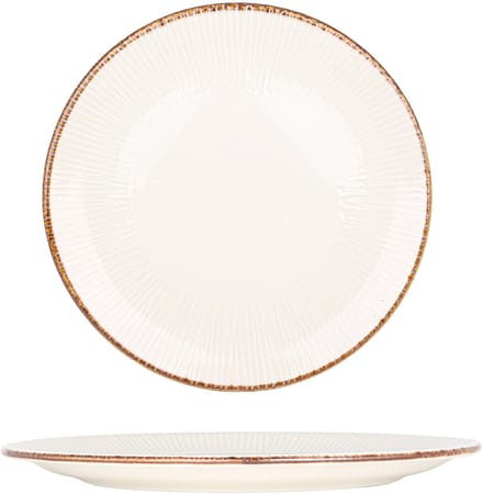 By Bone Dinerbord - Grace - Porselein - 25 cm - set van 6
