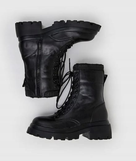 Pepe Jeans LOL PAD Serie - Dames Botki - Zwart - Met Logo