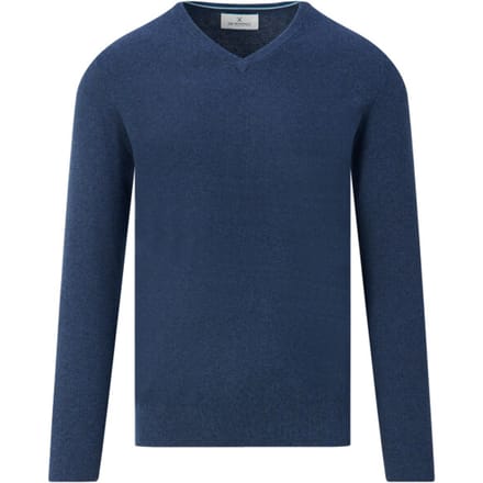 The BLUEPRINT Premium Trui V-hals Donkerblauw Heren