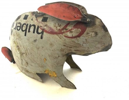 Rabbit old iron 20x12cm