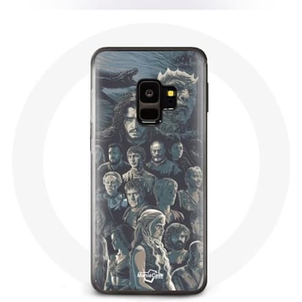 Coque - Game of Thrones - Samsung Galaxy S9 - Rigide - Affiche Personnages - Gris gris