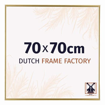 Fotolijst 70x70 cm - Kunststof - Goud - Easy