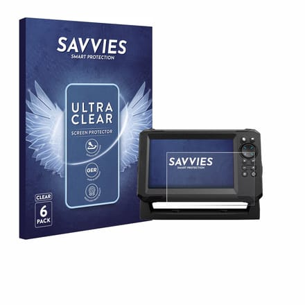 Savvies - Screenprotector voor Lowrance Eagle 7 - Folie Beschermfolie transparant 6 Stuks