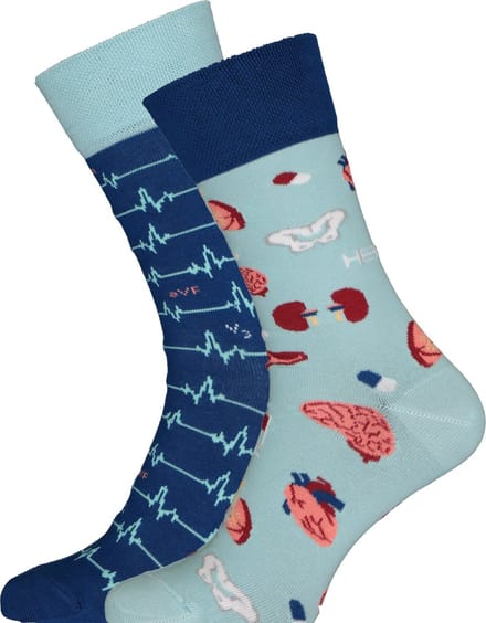 Many Mornings unisex sokken Dr Sock - Unisex - Maat: 35 - 38