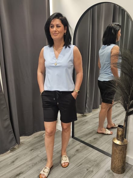 MI PIACE - Travel Shorts Uni 2423 Black - Maat : S