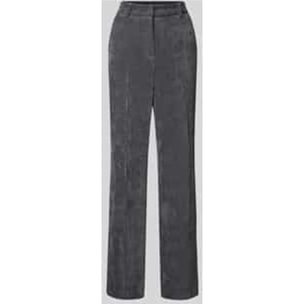 Wide leg corduroy broek met riemlussen