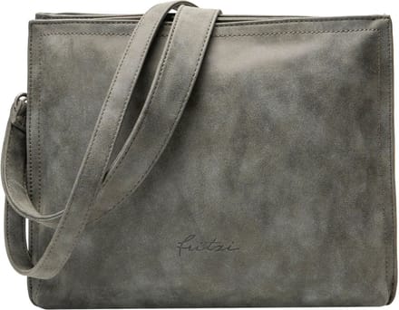Fritzi aus Preußen Schoudertas Mimie02 Vintage Hobo Bag Anthra Grijs