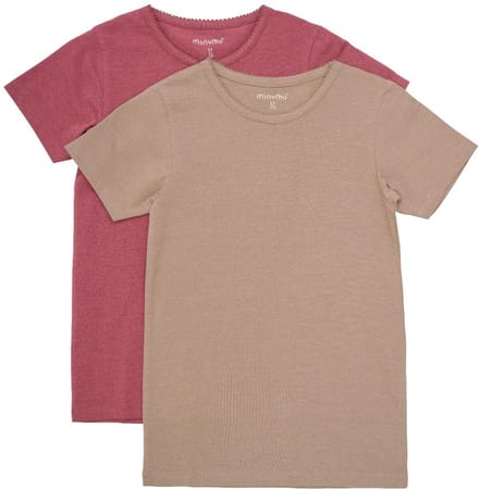 Minymo Kinder Basic 32 T-shirt SS (2-pack) 3933