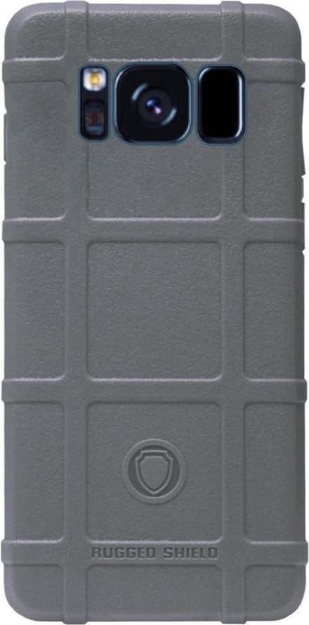RUGGED SHIELD Rubber Bumper Case Hoesje Geschikt voor Samsung Galaxy S8 Plus - Grijs