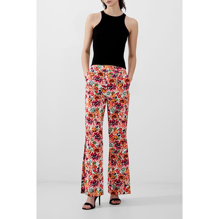 French Connection Brenna Harrie Trouser Orange Größe: 6 | Ausgestellte Hosen Outlet | Damen | Orange