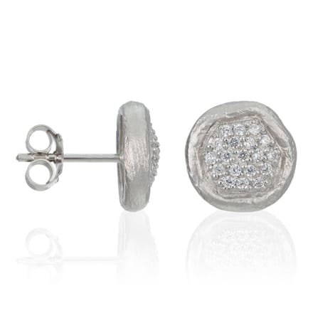 Orphelia Dames 925 Sterling Zilveren Stud Oorbellen - Zilver ZO-5235