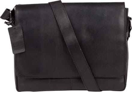 Burkely Vintage Juul Messenger Bag - Schoudertas - Zwart